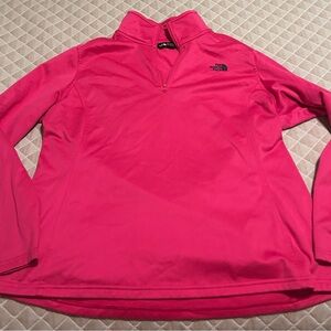The North Face Fuchsia Quarter-Zip Top